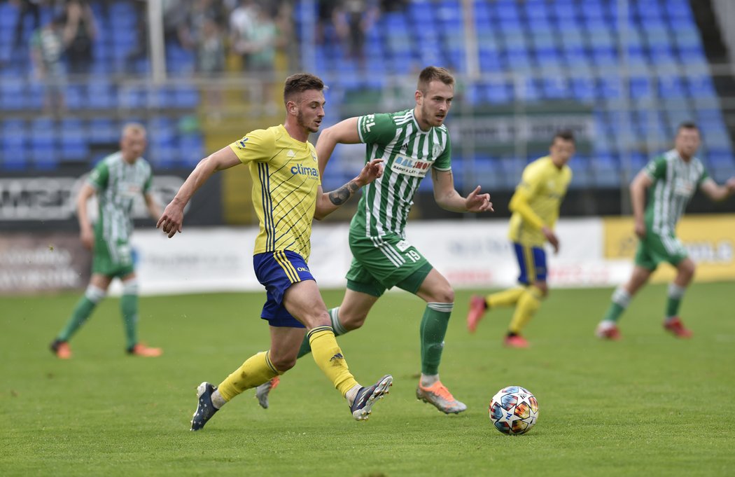 Bohemians nastříleli Zlínu na jeho stadionu 4 góly za poločas