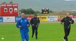 Fotbalisté Mladé Boleslavi na tréninku na Islandu, kde odehrají odvetný zápas 2. předkola Evropské ligy
