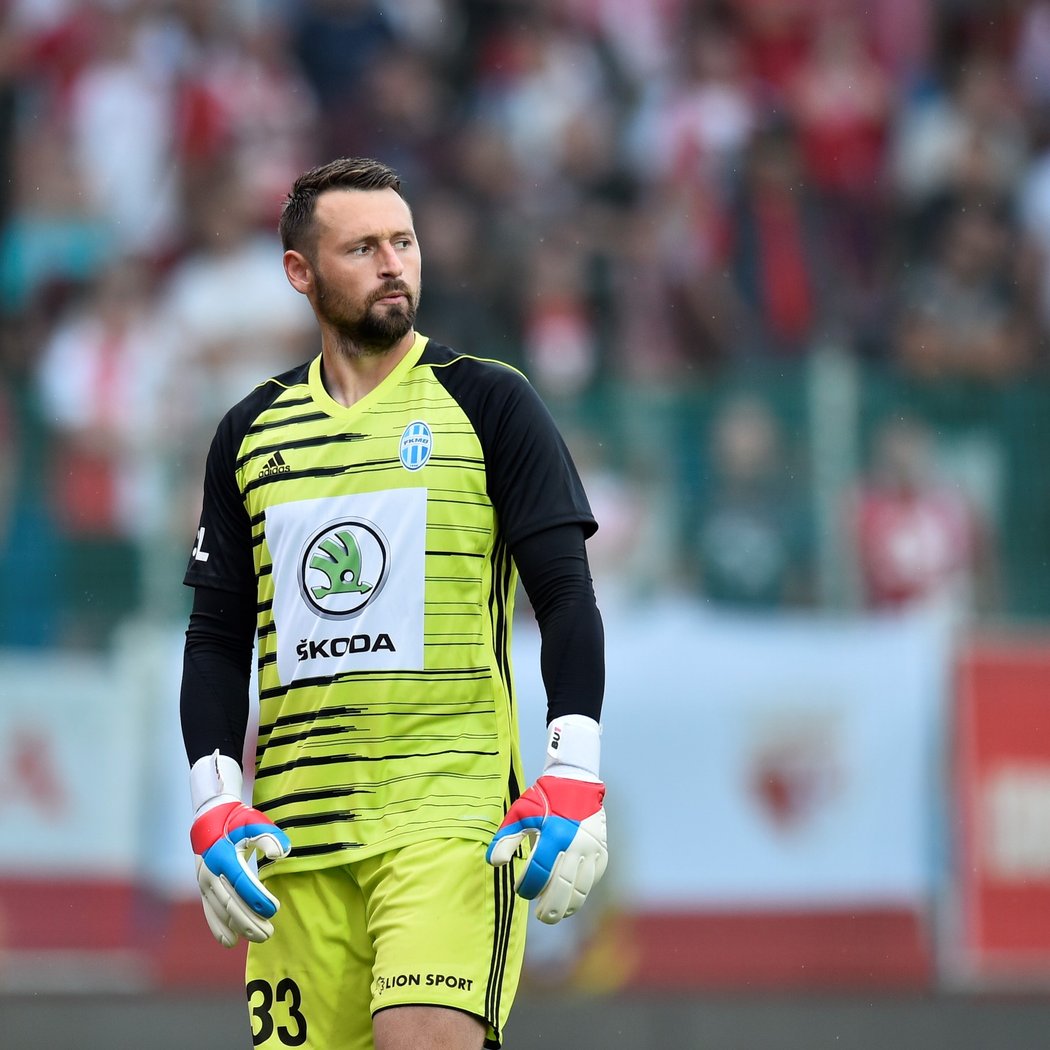 Brankář Boleslavi Jan Šeda se výrazně podepsal pod vítěznou branku Slavie