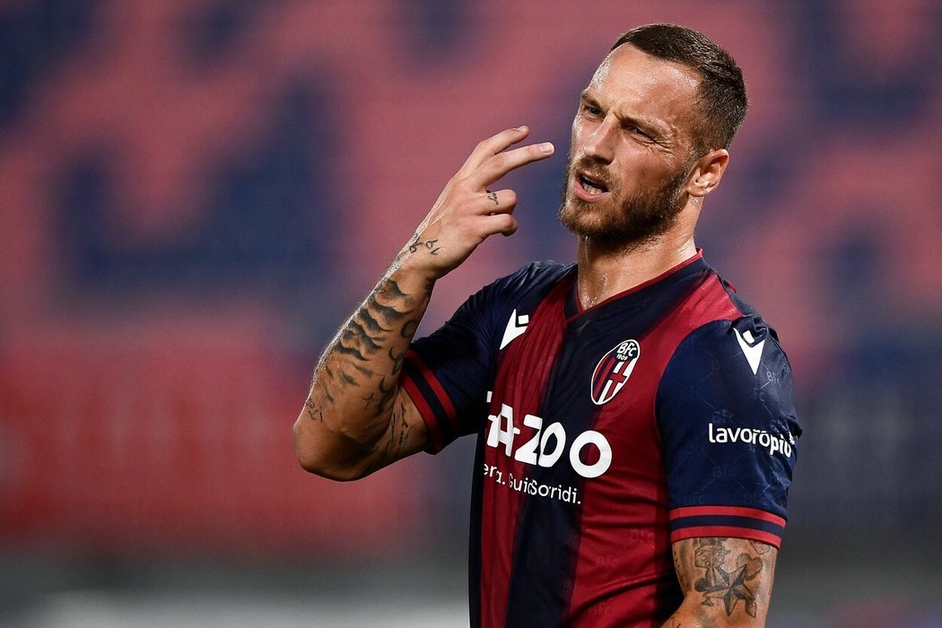 Marko Arnautovič v dresu Bologny