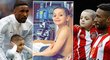 Malý Bradley Lowery se svým fotbalovým kamarádem Jermainem Defoem