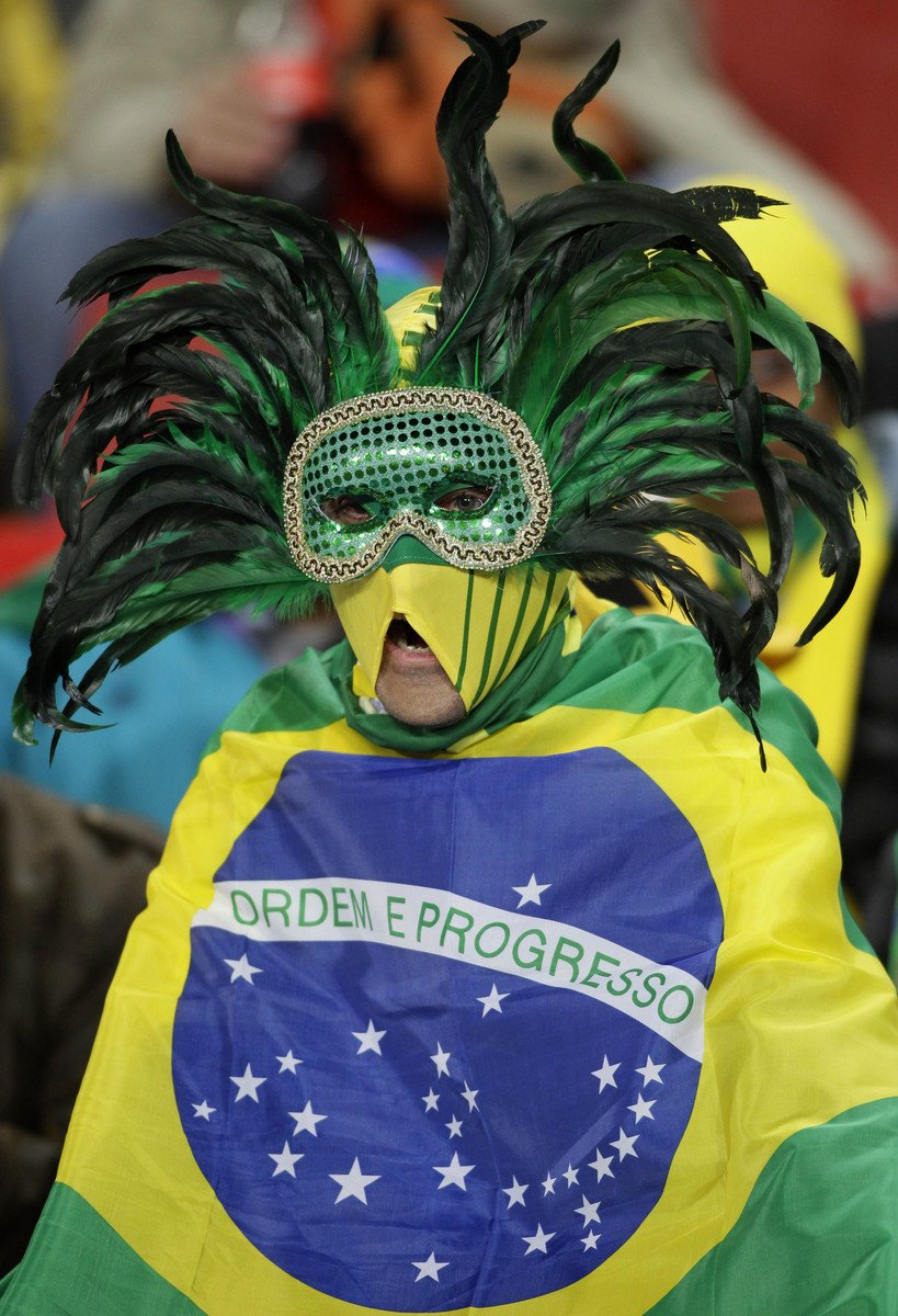 Brazilští fanoušci byli opět dokonale připraveni....