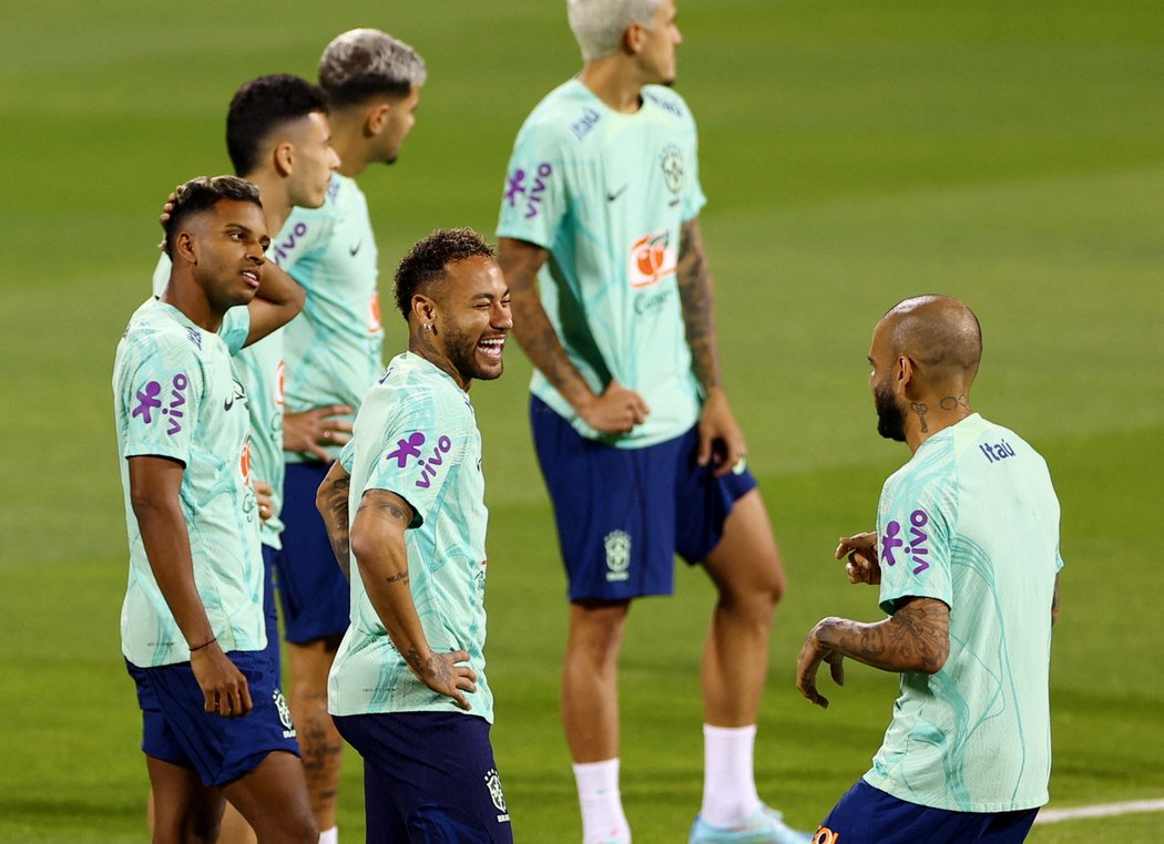 Dani Alves rozdává v brazilském týmu dobrou náladu