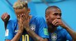 Emoce ve tváři hvězdy. Neymar se po důležité výhře Brazílie nad Kostarikou rozplakal