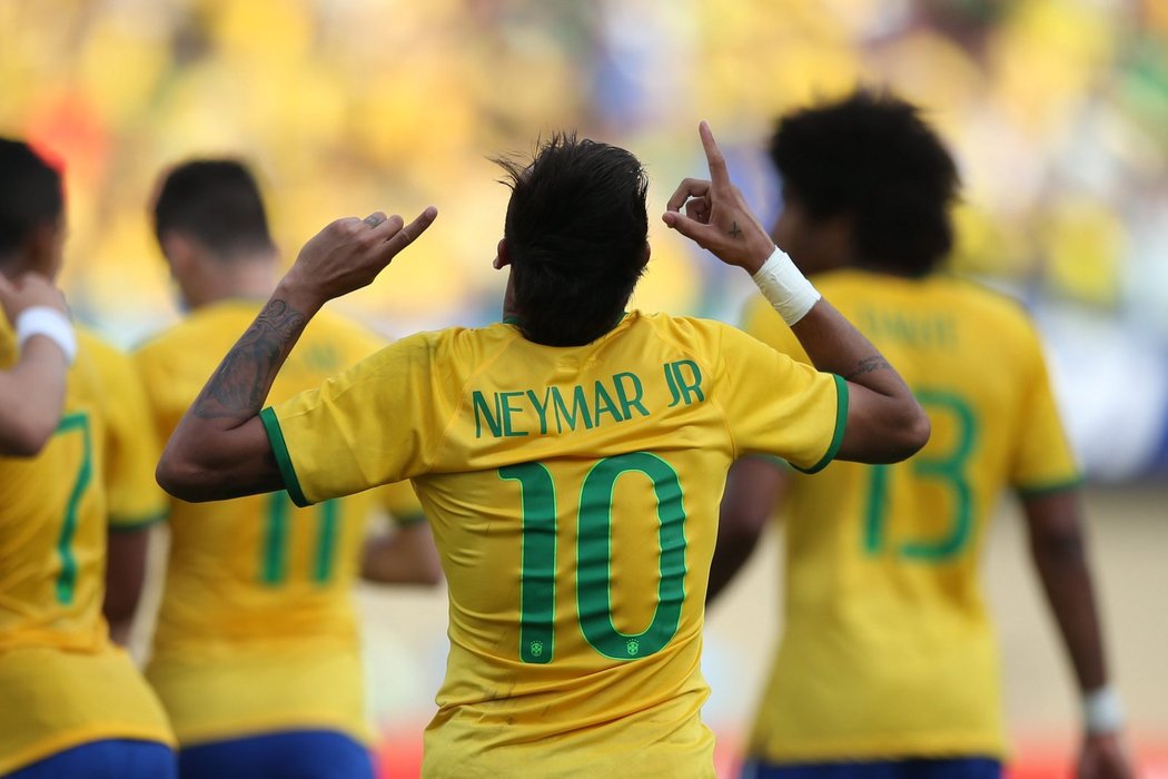 Brazílie porazila v přípravě Panamu 4:0, gól přidal i Neymar