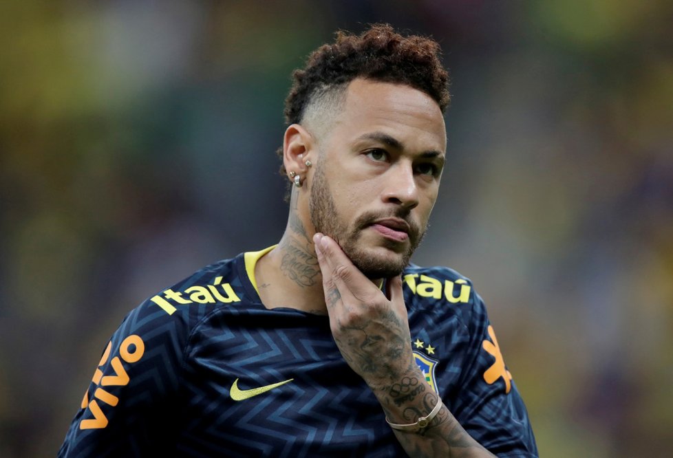 Brazilský útočník Neymar, který kvůli zranění vynechal domácí Copa América