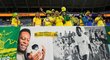 Brazilští fotbalisté podpořili Pelého