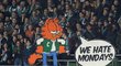 Fanoušci Werderu protestovali proti pondělním zápasům bundesligy