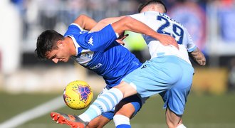 Matějů v Serii A zavinil penaltu, Brescia čeká na výhru třetí měsíc