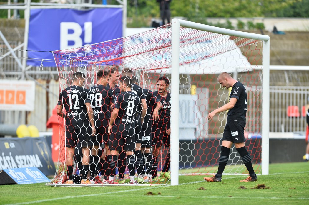 Druhý gól Bohemians dal Antonín Křapka