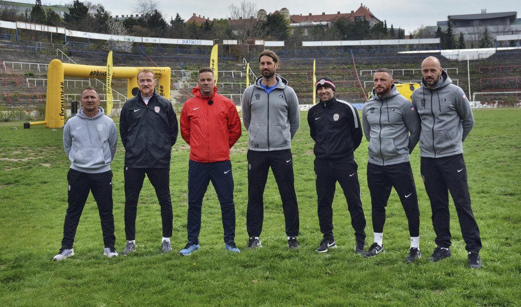 Legendy Zbrojovky Brno si zastřílely na stadionu Za Lužánkami