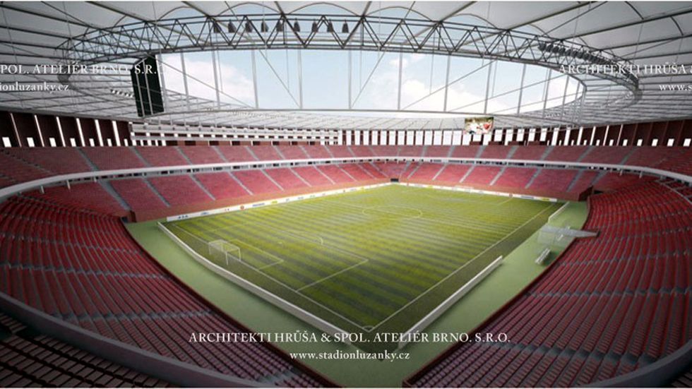 Návrh brněnského stadionu
