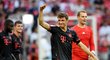 Thomas Müller se raduje z výhry Bayernu