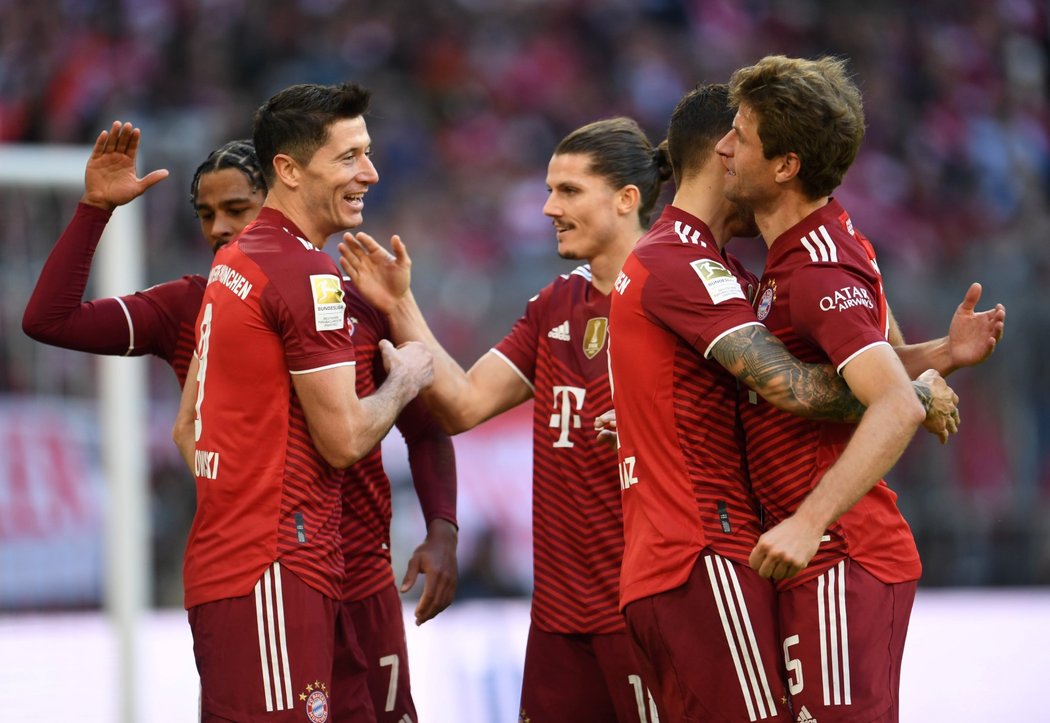 Fotbalisté Bayernu Mnichov porazili v bundeslize Hoffenheim 4:0