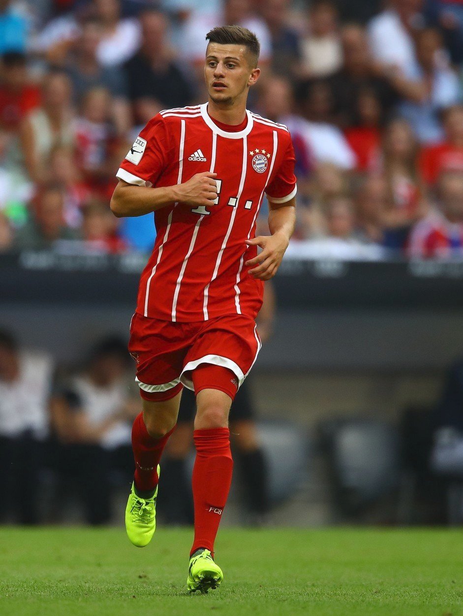 Mario Crnički v dresu Bayernu Mnichov na tradičním turnaji Audi Cup