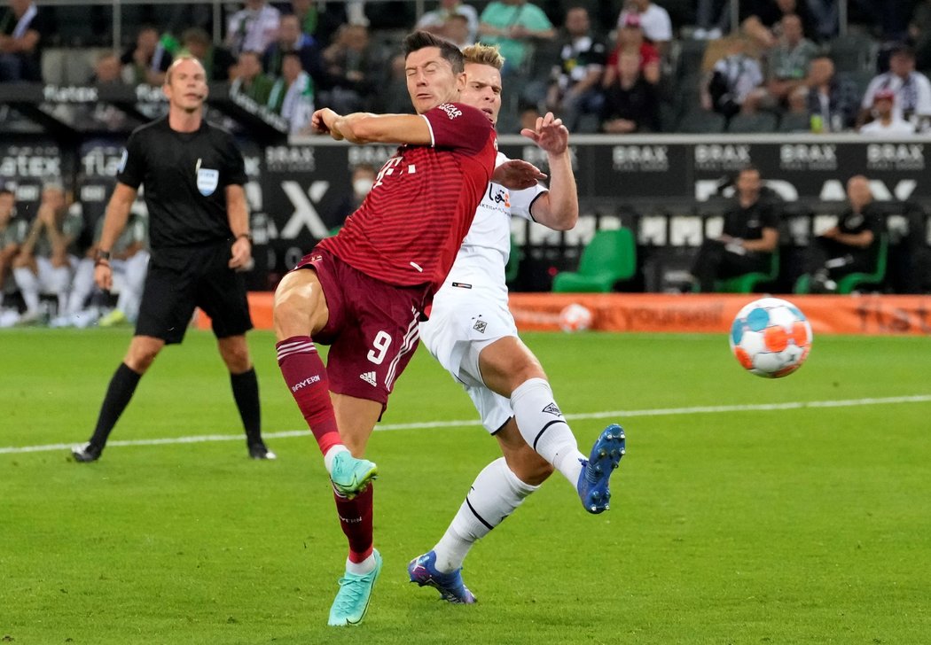 Utkání mezi Mönchengladbachem a Bayernem skončilo remízou 1:1