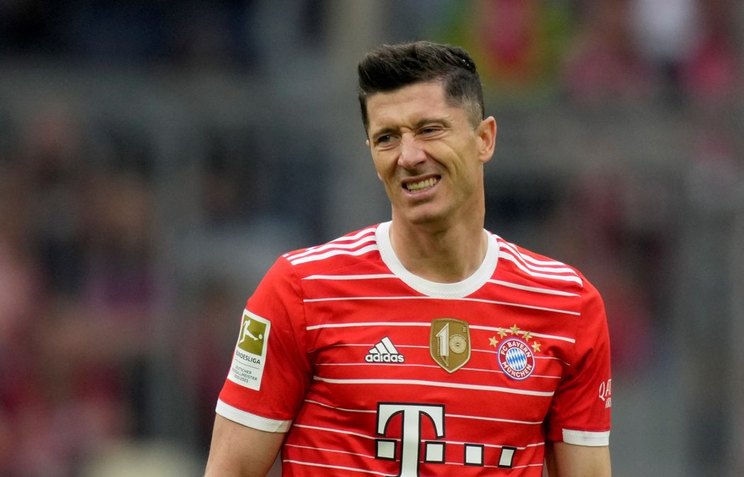 Polský střelec Bayernu Robert Lewandoswski