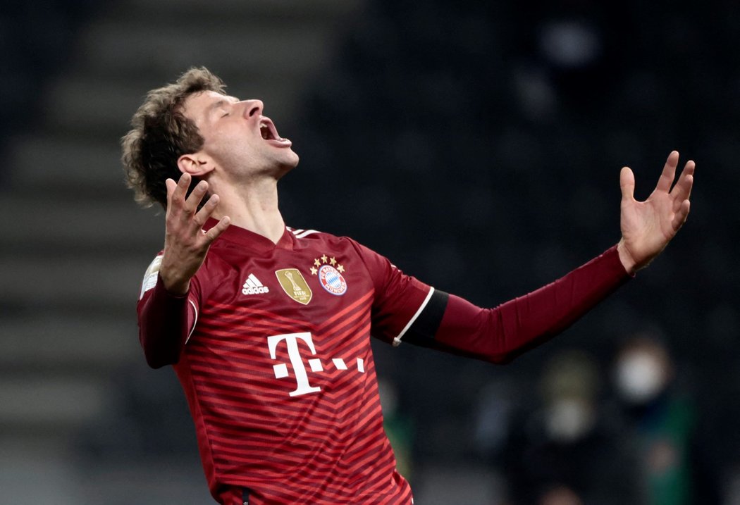 Thomas Müller se na trávníku Herthy Berlín prosadil jednou