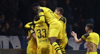 Dortmund v nastavení zlomil Herthu, Lipsko vyhrálo na Schalke