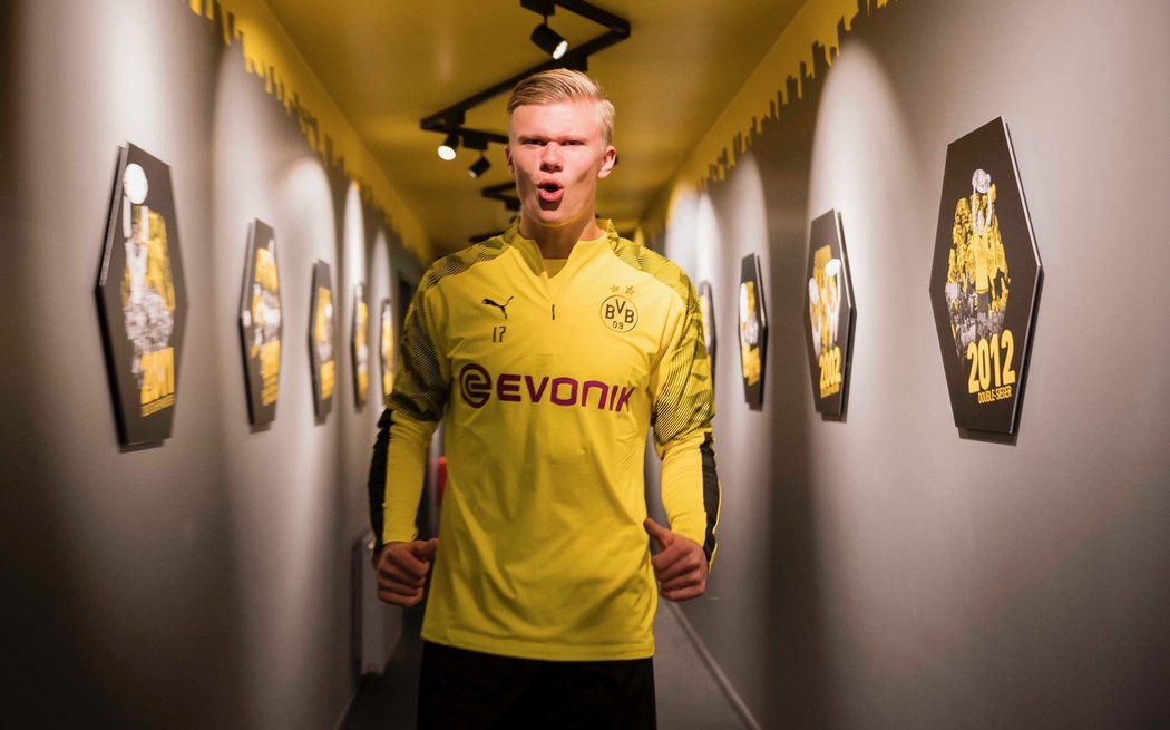 Erling Braut Haaland bude válet za Borussii Dortmund