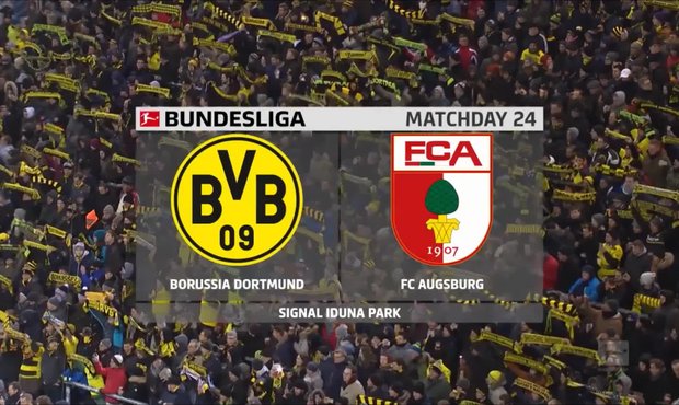 SESTŘIH: Dortmund - Augsburg 1:1. Borussia ztrácí na Bayern 19 bodů