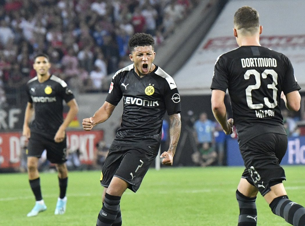 Proti Kolínu nad Rýnem táhl Dortmund devatenáctiletý Jadon Sancho