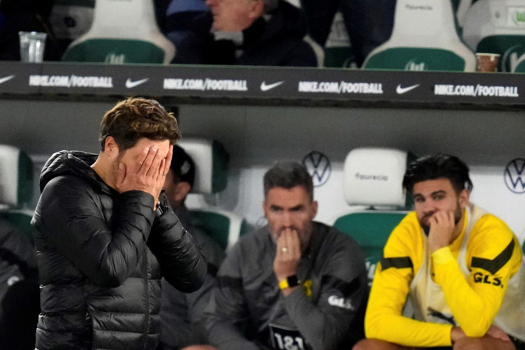 Zklamaný trenér Dortmundu Edin Terzic