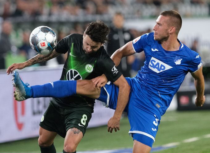 Hoffenheim remizoval s Wolfsburgem. Kadeřábek přihrál na gól Hoffenheim remizoval s Wolfsburgem. Kadeřábek přihrál na gól