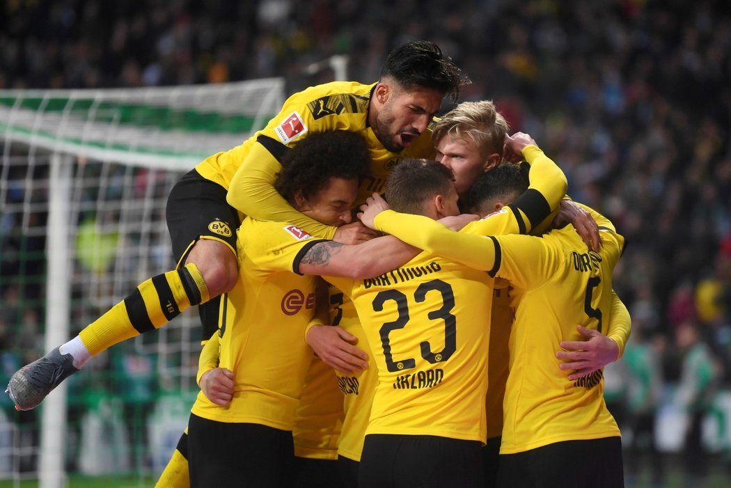 Fotbalisté Borussie Dortmund porazili Werder Brémy 2:0