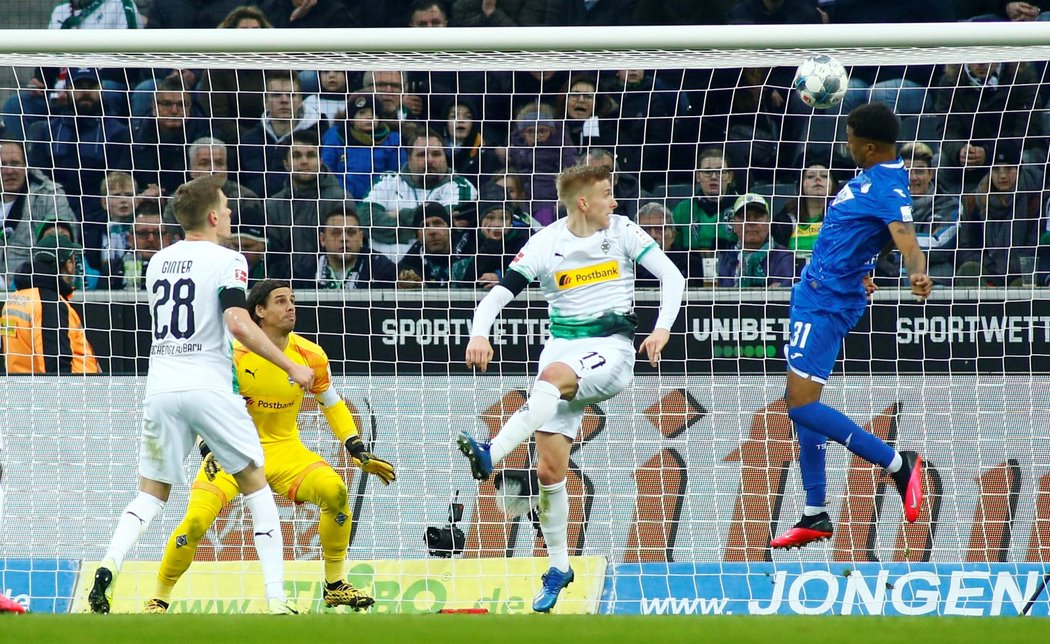 Borussia Mönchengladbach se rozešla s Hoffenheimem smírně 1:1