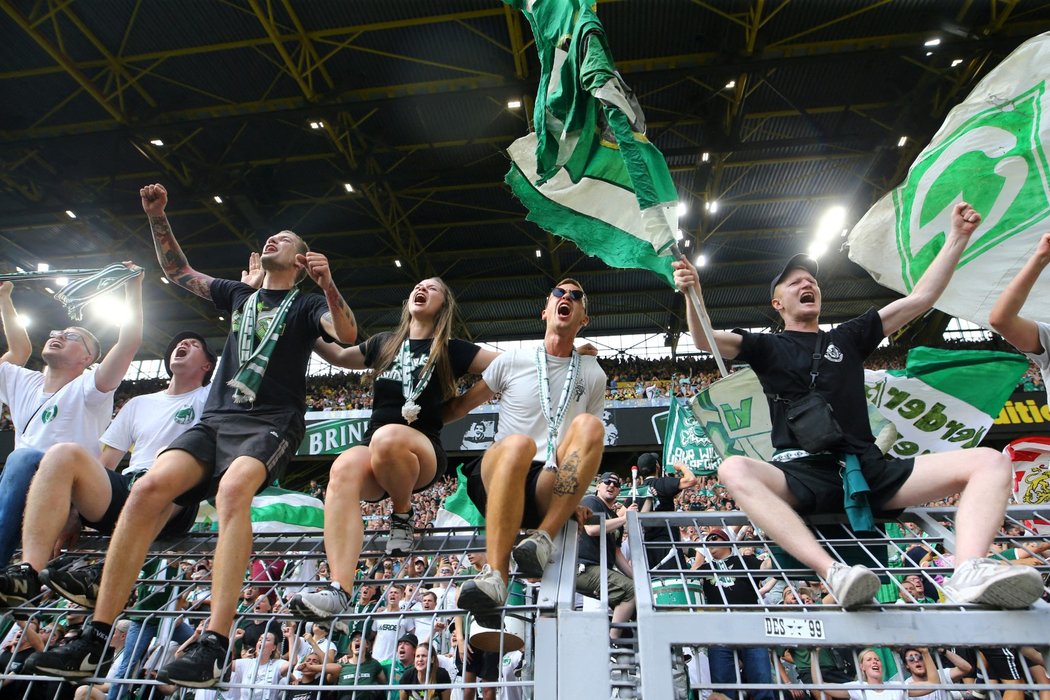 Fanoušci Werderu Brémy