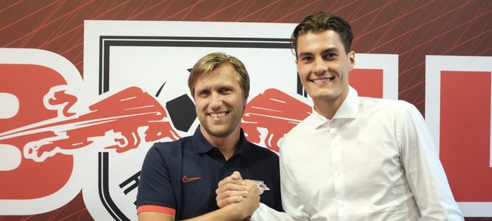 Český útočník Patrik Schick zamířil z AS Řím na hostování do RB Lipsko.
