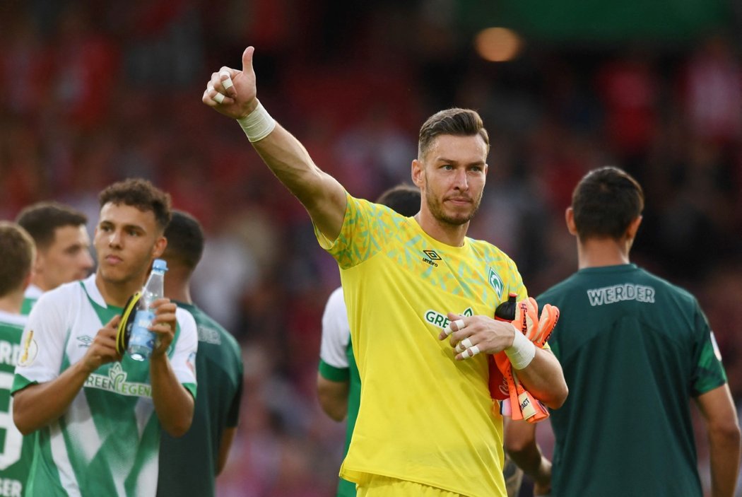 Jiří Pavlenka v dresu Werderu Brém