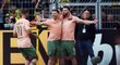 Werder oslavuje vstřelený gól