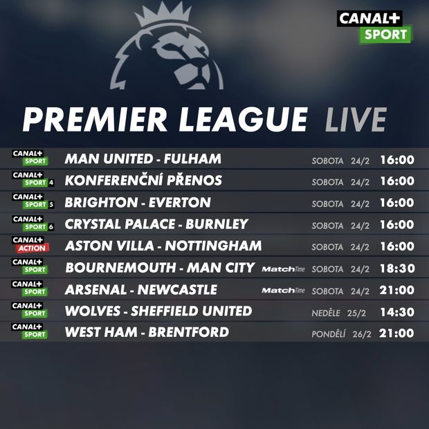 Program 26. kola na Canal + Sport Program 26. kola na Canal + Sport