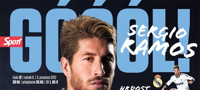 V prosincovém čísle časopisu Sport Góóól najdete profil hvězdy Realu Sergia Ramose