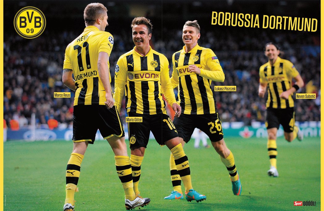 Mario Götze. Hvězda Dortmundu, jejíž plakát najdete v prosincovém čísle časopisu Sport Góóól