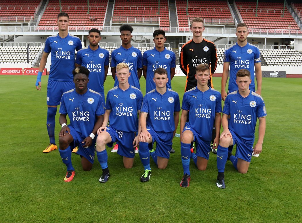 Mládežnický tým Leicesteru na turnaji CEE Cup v Praze