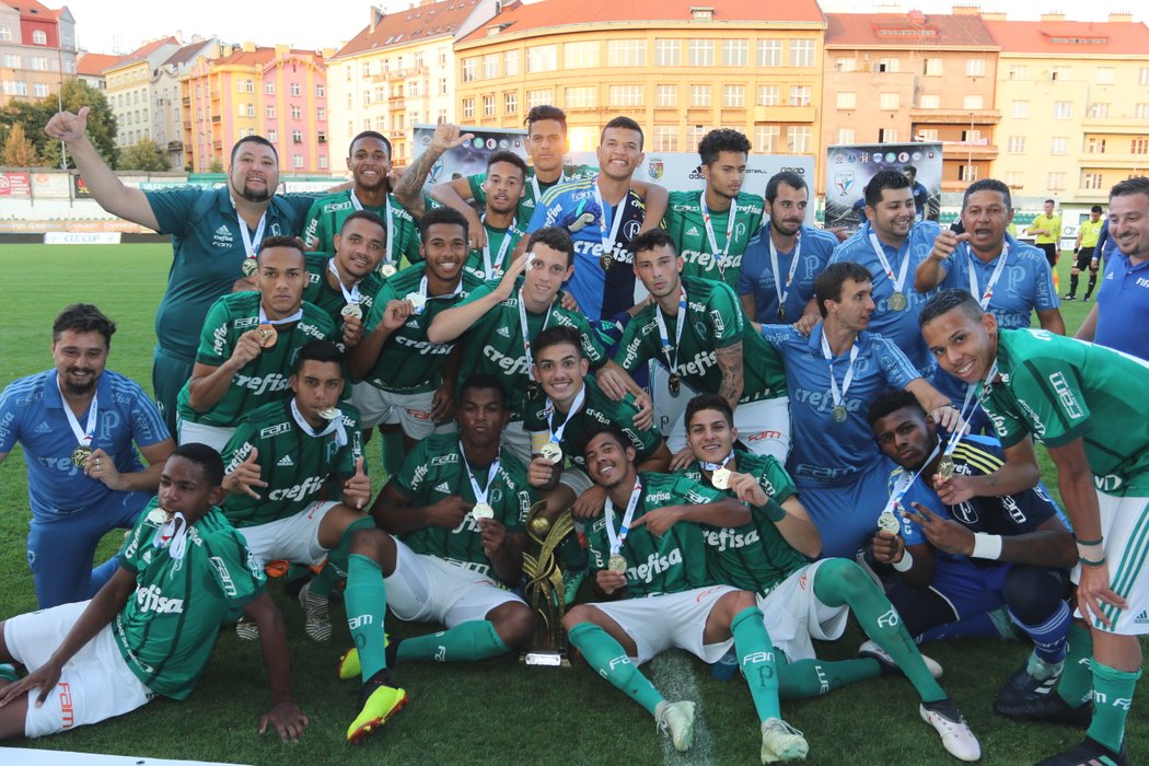 Vítězové mládežnického turnaje CEE Cup, brazilští Palmeiras