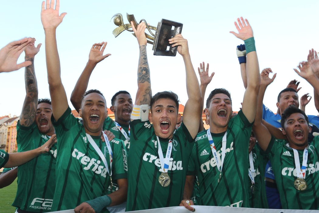 Vítězové mládežnického turnaje CEE Cup, brazilští Palmeiras