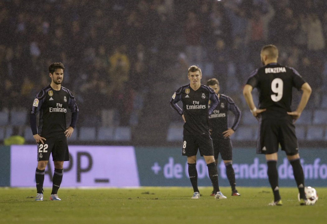 Fotbalisté Realu Madrid po inkasované první brance