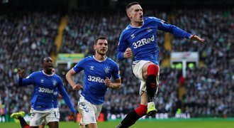 Gerrard a spol. slaví! Rangers v derby vykradli Celtic Park poprvé od roku 2010