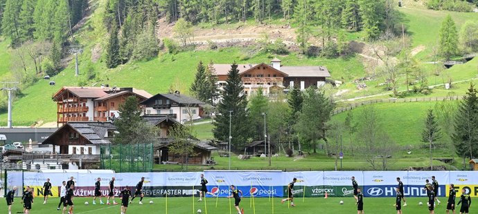 Krásná horská krajina Jižního Tyrolska, kde trénuje český národní tým