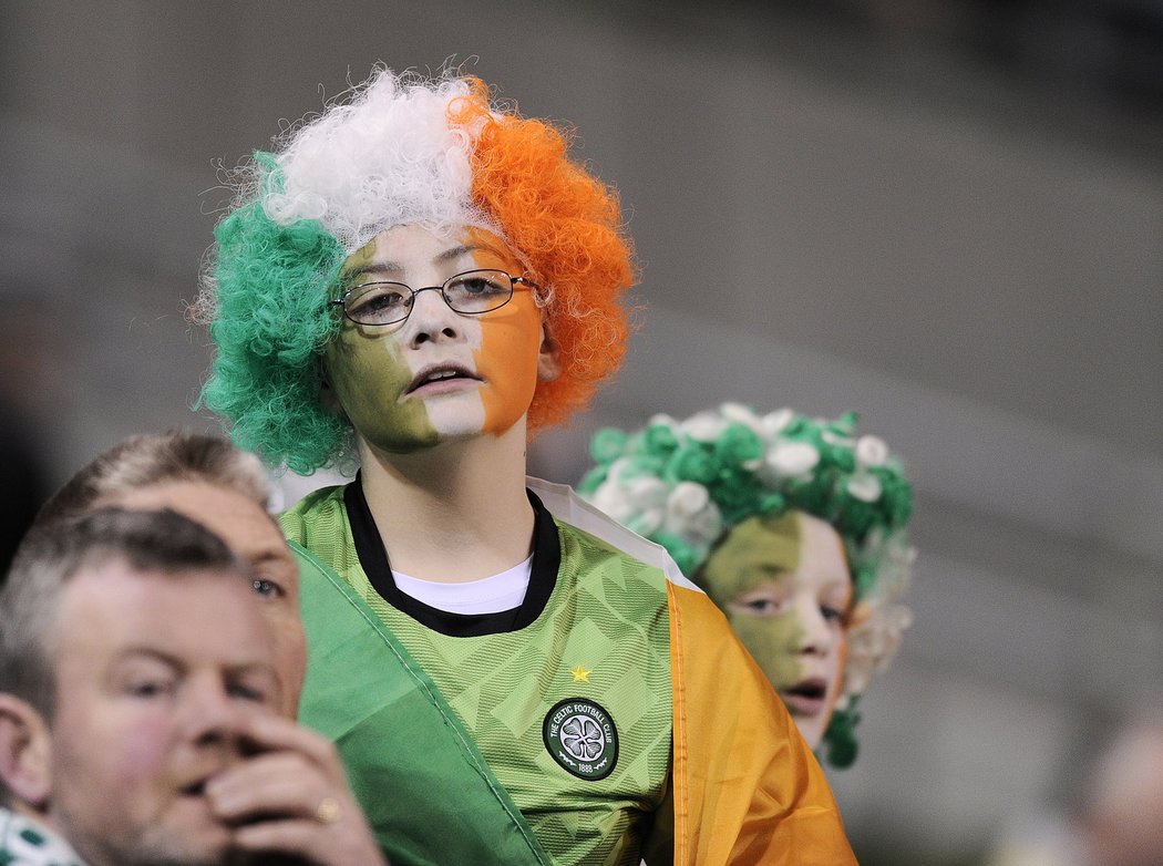 Fanoušci Irska přišli povzbudit svůj tým