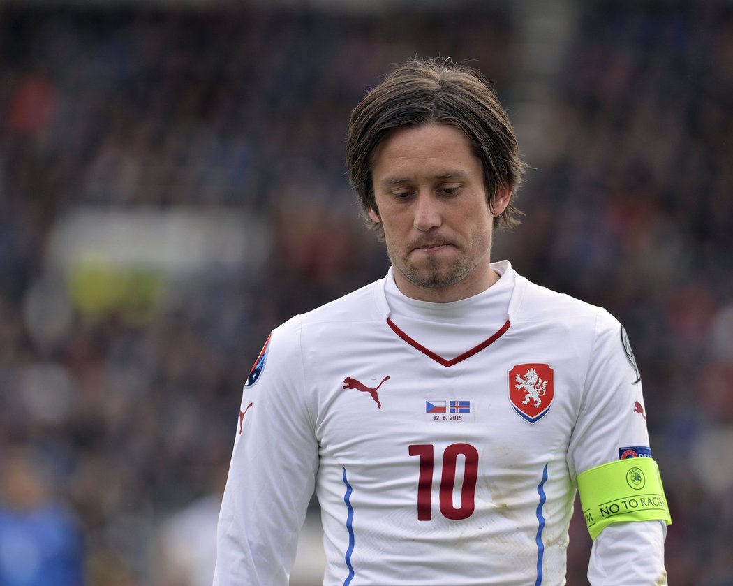 Kapitán české fotbalové reprezentace Tomáš Rosický