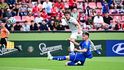 Adam Hložek se proti Kosovu hezky trefil