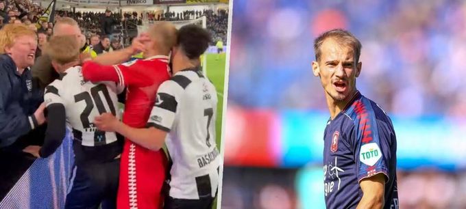 Fotbalista Černý ve spárech fanouška! Výtržníka si našla policie Fotbalista Černý ve spárech fanouška! Výtržníka si našla policie