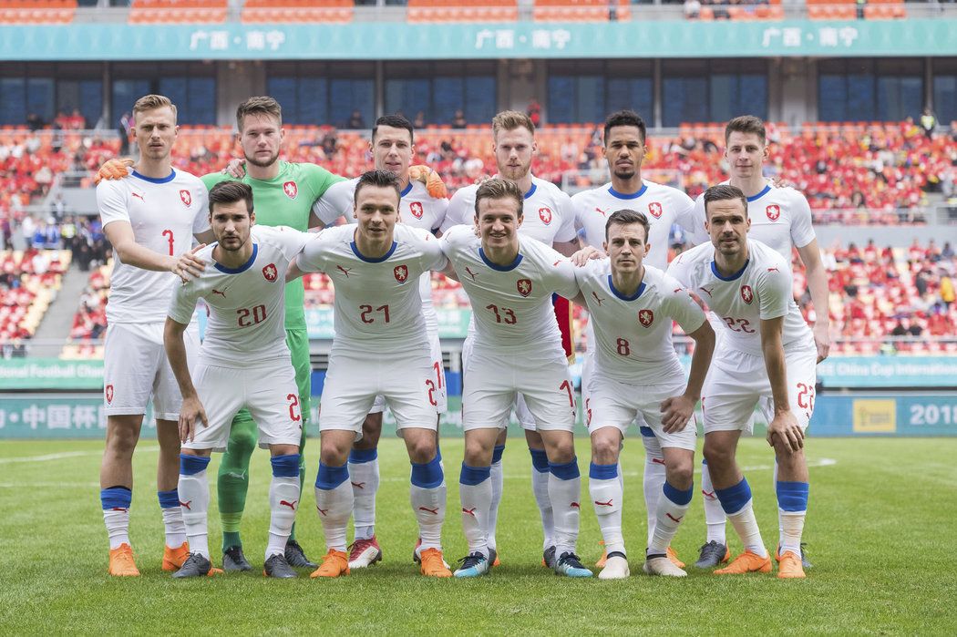 Základní sestava české fotbalové reprezentace pro utkání s Čínou