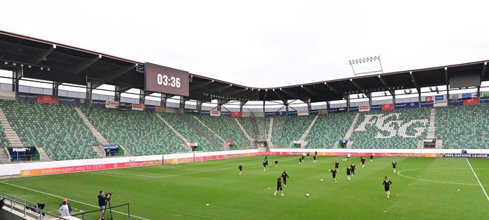 Na tomto stadionu se v úterý utkají Češi se Švýcarskem