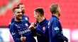 Čeští fotbalisté na tréninku před zápasem kvalifikace o postup na EURO 2020 proti Anglii